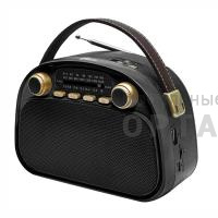 Радиоприемник трёхдиапазонный RITMIX RPR-040 BLACK, Bluetooth v.5.3, USB флэш/microSD, MP3, вход USB Type-C, ручка для переноски, черный(1/18)