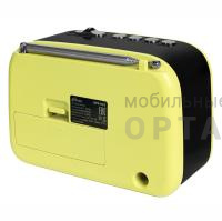 Радиоприемник трёхдиапазонный RITMIX RPR-033 LEMON, Bluetooth v.5.3, USB флэш/microSD, MP3, вход USB Type-C, лимонный(1/30)