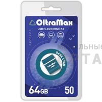 Флешка USB 64 Гб OltraMax   50  тёмно голубой
