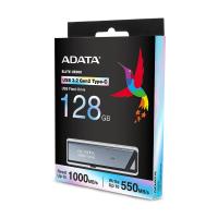 Флешка USB 128 Гб ADATA UE800, USB Type-C 3.2, пластик, R/W - 1000/550 MB/s, серебристый