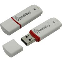 Флешка USB 8Gb SmartBuy Crown, USB 2.0, белый